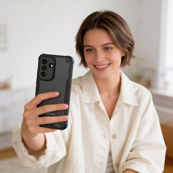 Tech-Protect Samsung Galaxy A57 Deksel Rugged Shield Svart
