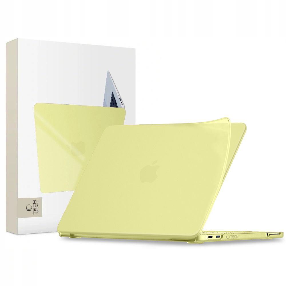 Tech-Protect MacBook Neo 13 Deksel SoftShell Gul