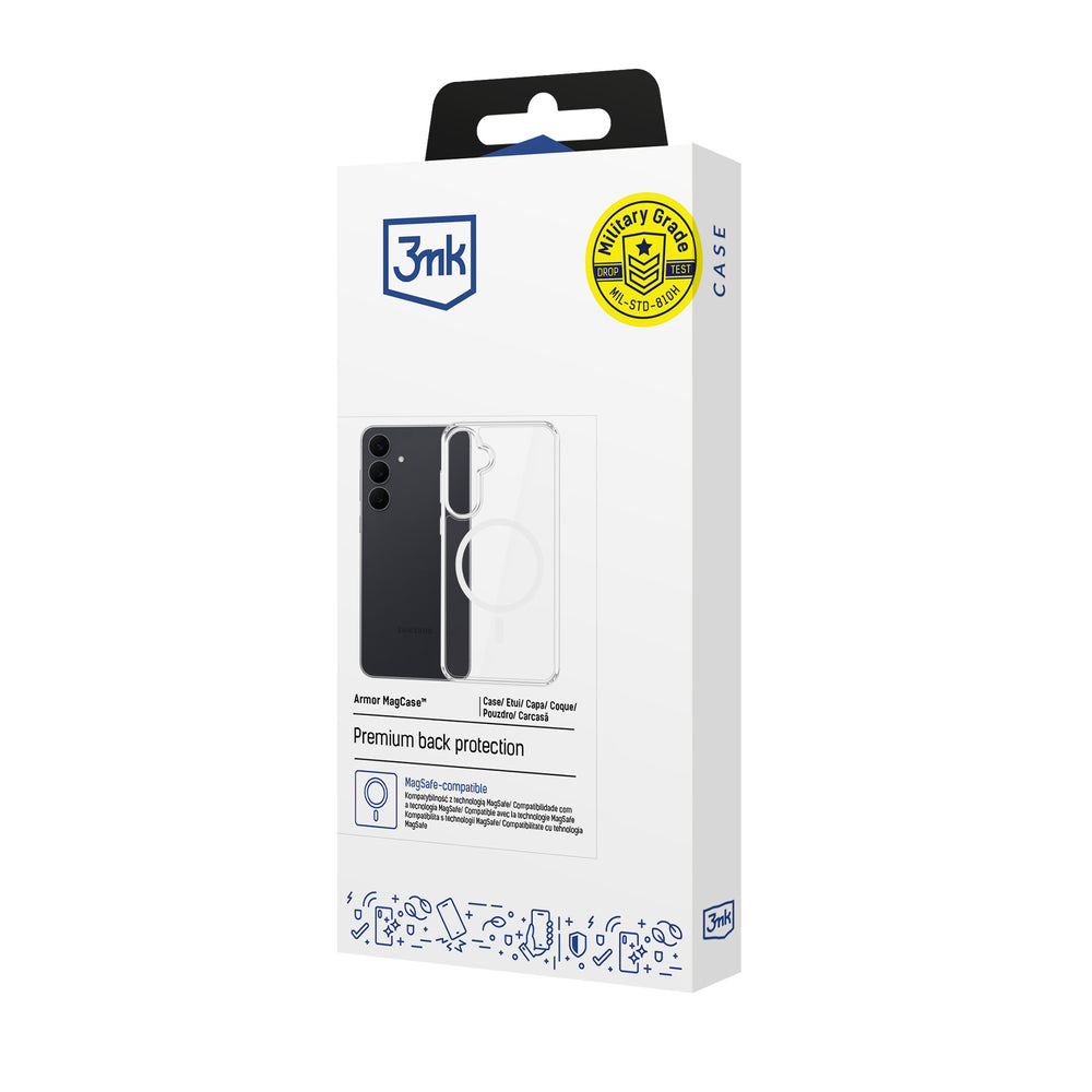 3mk Samsung Galaxy S26 FE Skal Armor MagCase Transparent