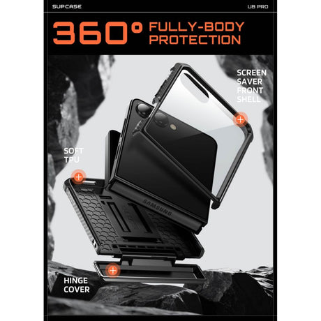 Supcase Samsung Galaxy Z Flip 8 Skal Unicorn Beetle Pro Svart