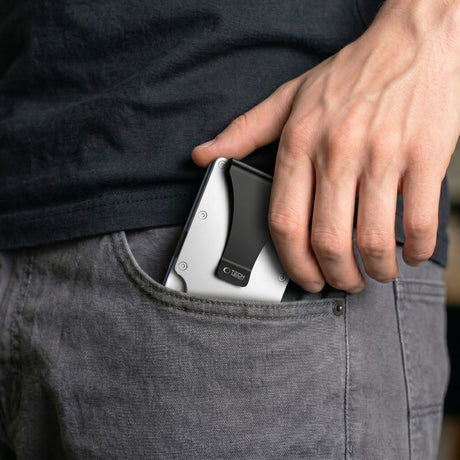 Tech-Protect Lommebok Thorn RFID Sølv