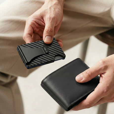 Tech-Protect Lommebok Thorn RFID Karbonfiber Svart