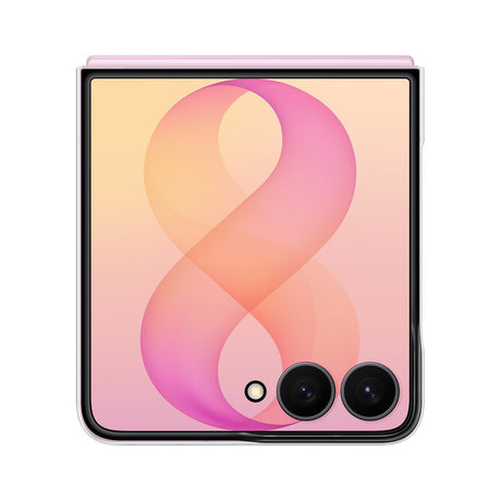 Samsung Original Samsung Galaxy Z Flip 8 Skal Clear Magnet Case Transparent