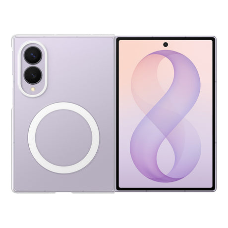 Samsung Original Samsung Galaxy Z Fold 8 Skal Clear Magnet Case Transparent