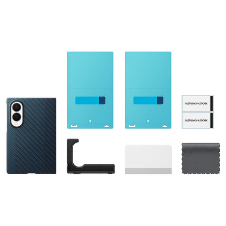 Samsung Original Samsung Galaxy Z Fold 8 Deksel Carbon Magnet Case Blå