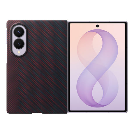 Samsung Original Samsung Galaxy Z Fold 8 Skal Carbon Magnet Case Violet