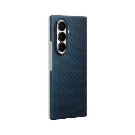 Samsung Original Samsung Galaxy Z Fold 8 Ultra Skal Carbon Magnet Case Blå