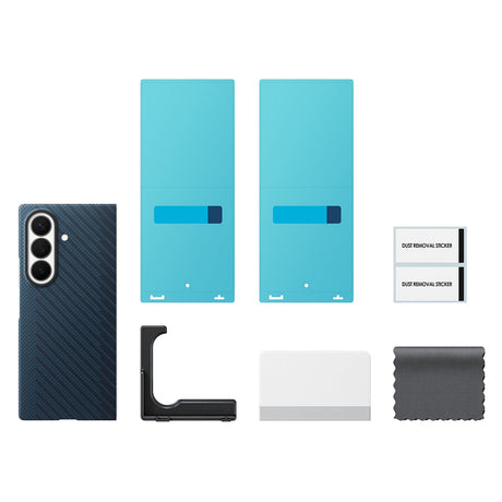 Samsung Original Samsung Galaxy Z Fold 8 Ultra Skal Carbon Magnet Case Blå