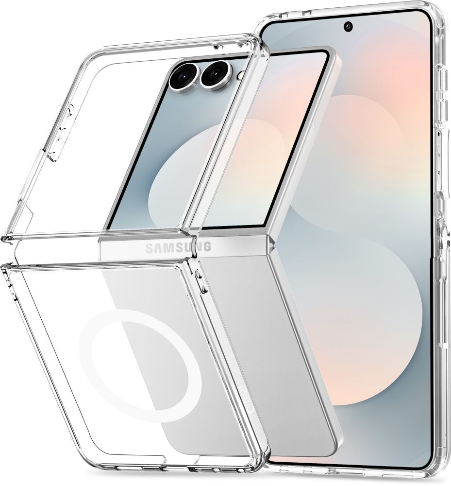 Tech-Protect Samsung Galaxy Z Flip 8 Deksel FlexAir Hybrid MagSafe Klar