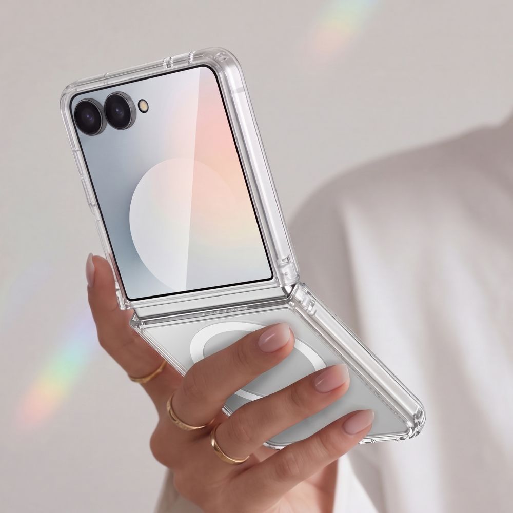 Tech-Protect Samsung Galaxy Z Flip 8 Deksel FlexAir Hybrid MagSafe Klar