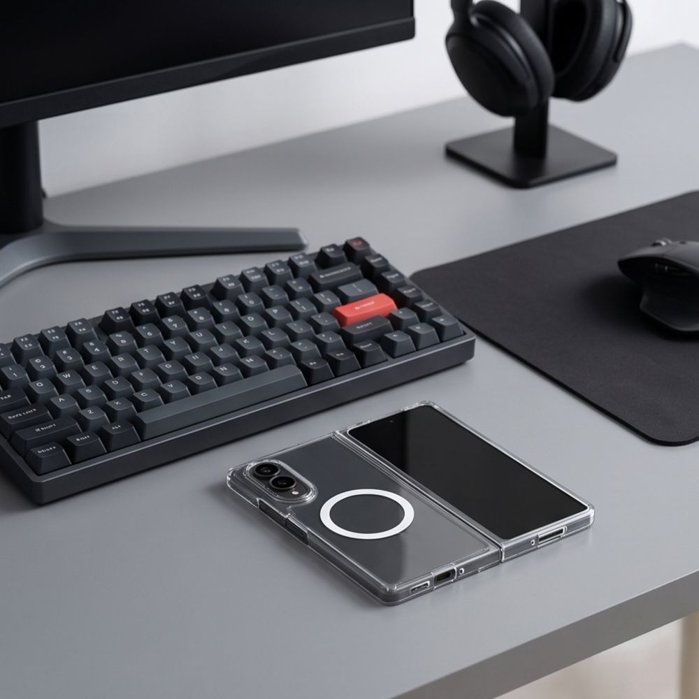 Tech-Protect Samsung Galaxy Z Fold 8 Deksel FlexAir Hybrid MagSafe Klar