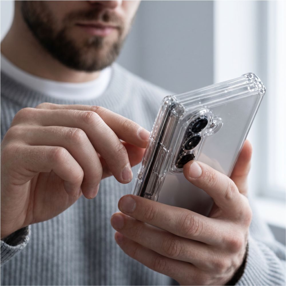 Tech-Protect Samsung Galaxy Z Fold 8 Ultra Deksel FlexAir Hybrid Klar
