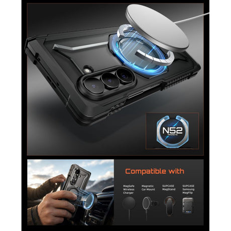 Supcase Samsung Galaxy Z Fold 8 Ultra Deksel UB Grip MagSafe Svart