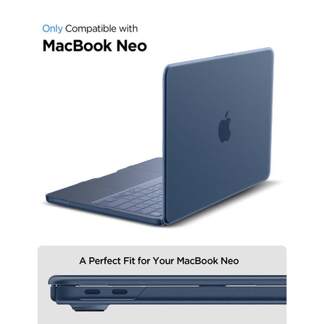 Spigen MacBook Neo 13 Deksel Air Skin Frost Indigo