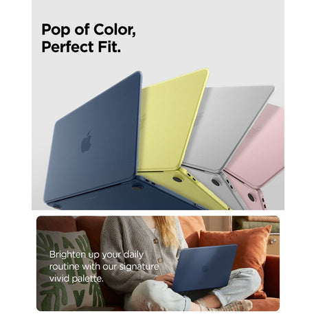 Spigen MacBook Neo 13 Deksel Air Skin Frost Indigo
