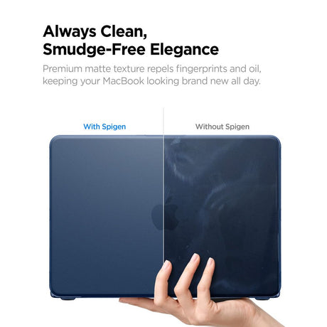 Spigen MacBook Neo 13 Deksel Air Skin Frost Indigo