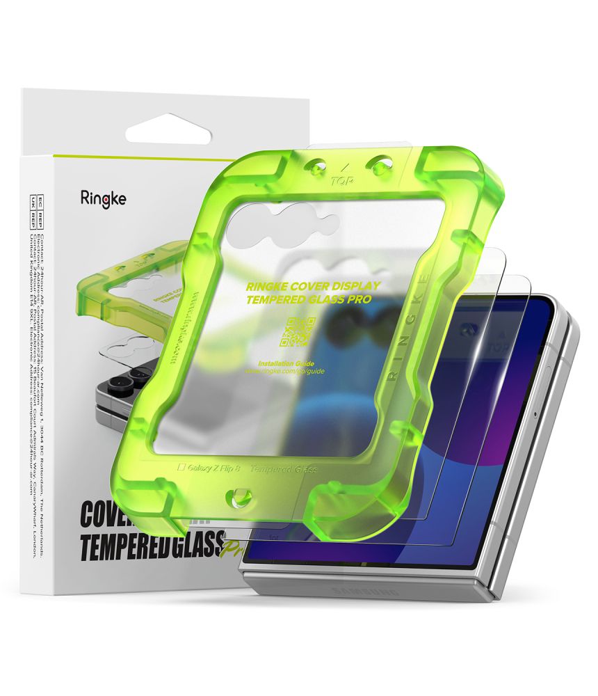 Ringke Samsung Galaxy Z Flip 8 Skjermbeskytter Easy Slide 2-pack