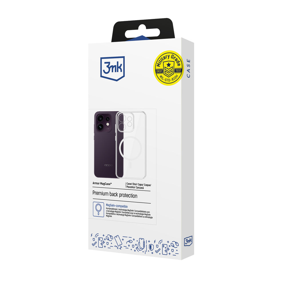 3mk Oppo Reno16 F Deksel Armor MagCase Klar
