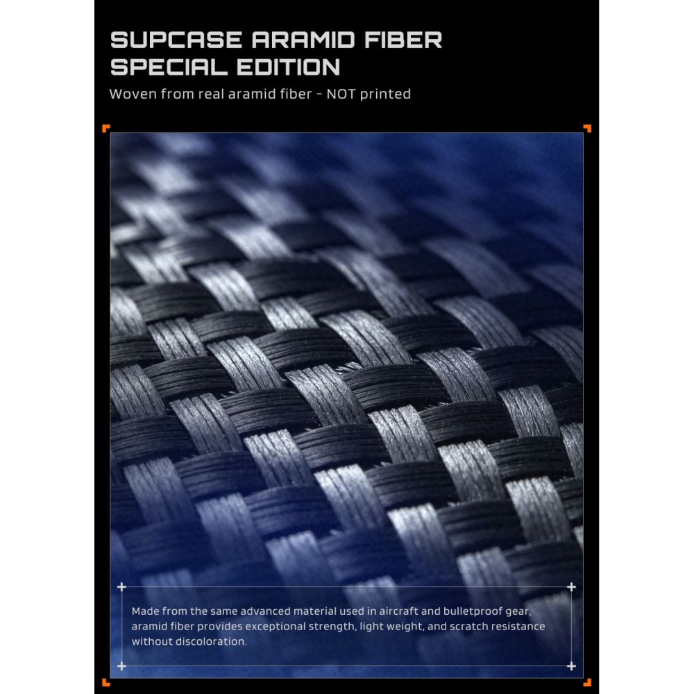 Supcase Samsung Galaxy Z Fold 8 Ultra Deksel Aero MagSafe Karbonfiber Svart