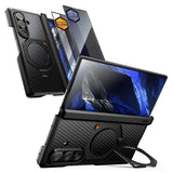 Supcase Samsung Galaxy Z Fold 8 Ultra Deksel Aero MagSafe Karbonfiber Svart