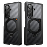 Supcase Samsung Galaxy Z Fold 8 Ultra Deksel Aero MagSafe Karbonfiber Svart