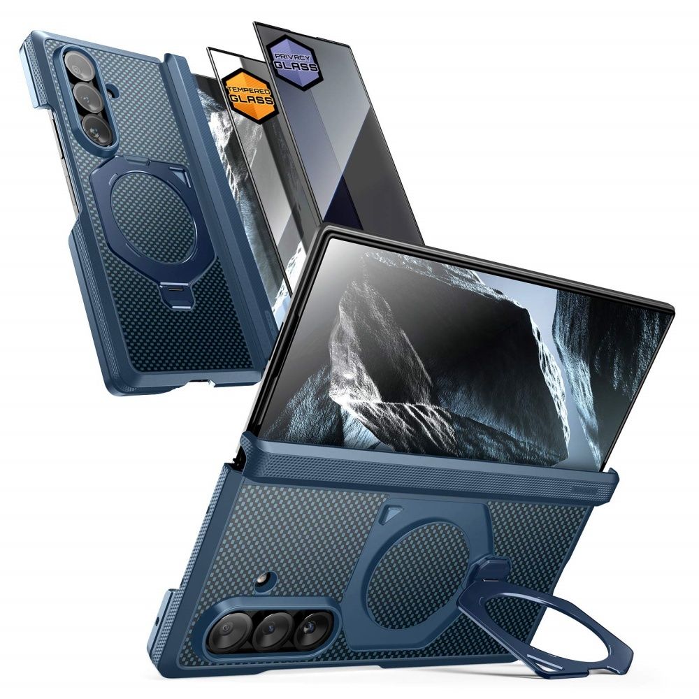 Supcase Samsung Galaxy Z Fold 8 Ultra Deksel Aero MagSafe Blå