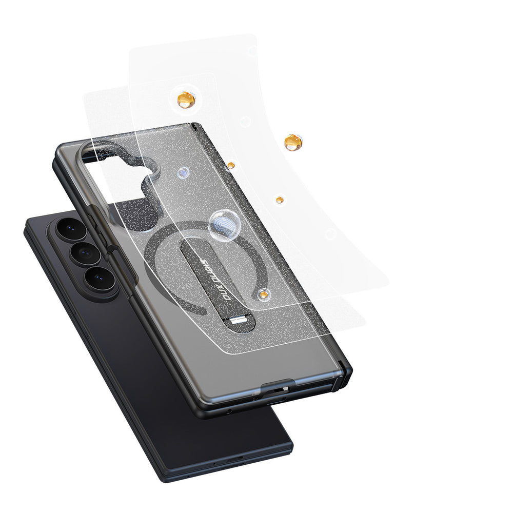 Dux Ducis Samsung Galaxy Z Fold 7/Galaxy Z Fold 8 Ultra Deksel Kind Series MagSafe Svart