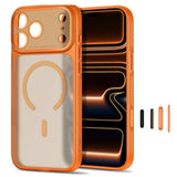 Tech-Protect iPhone 17 Pro Max/iPhone 18 Pro Max Deksel MagPrime MagSafe Matt Oransje