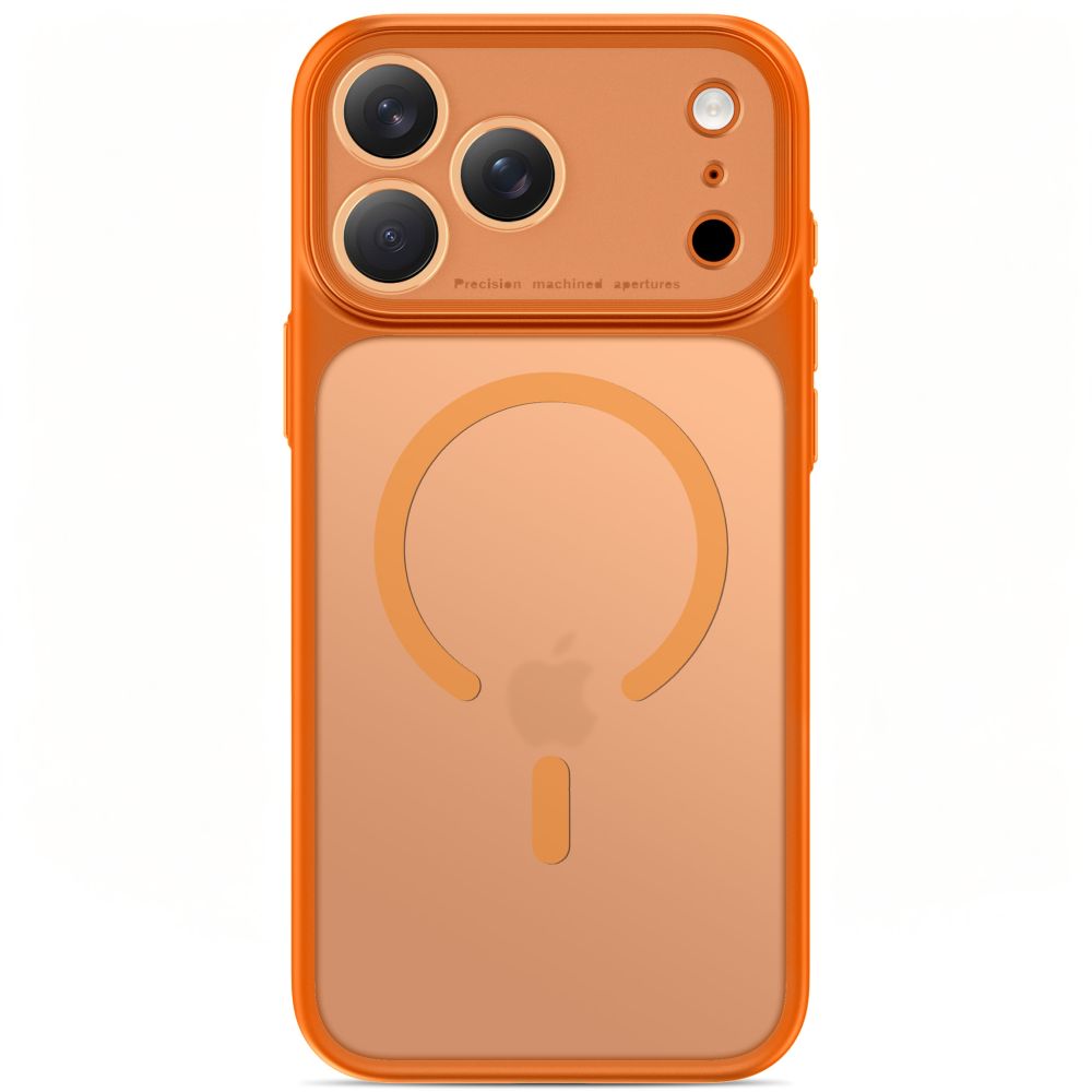 Tech-Protect iPhone 17 Pro Max/iPhone 18 Pro Max Deksel MagPrime MagSafe Matt Oransje