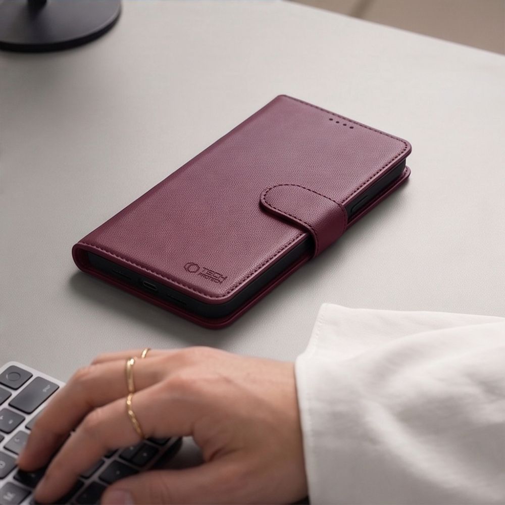 Tech-Protect iPhone 17 Pro Max/iPhone 18 Pro Max Etui Wallet MagSafe Rød