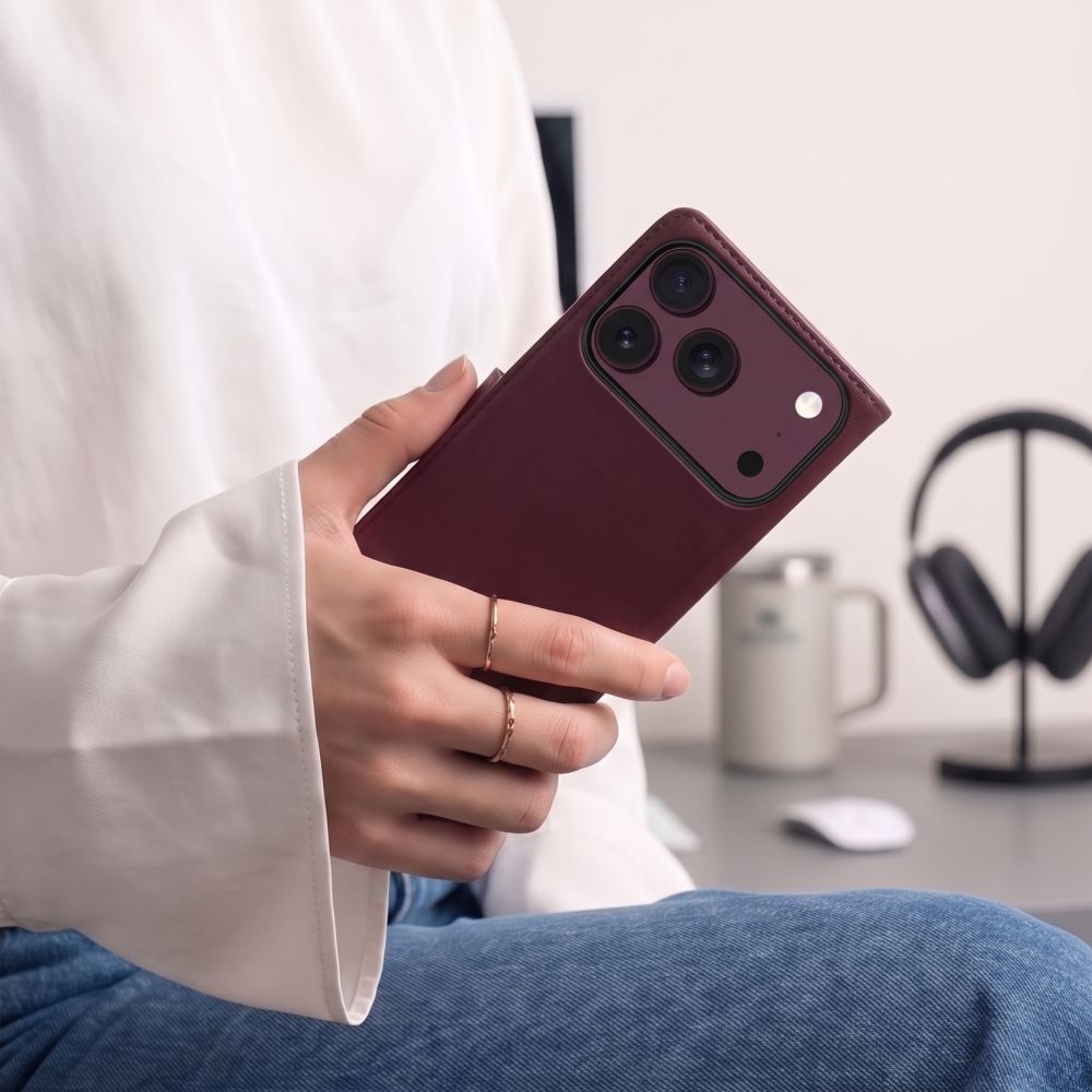 Tech-Protect iPhone 17 Pro Max/iPhone 18 Pro Max Etui Wallet MagSafe Rød
