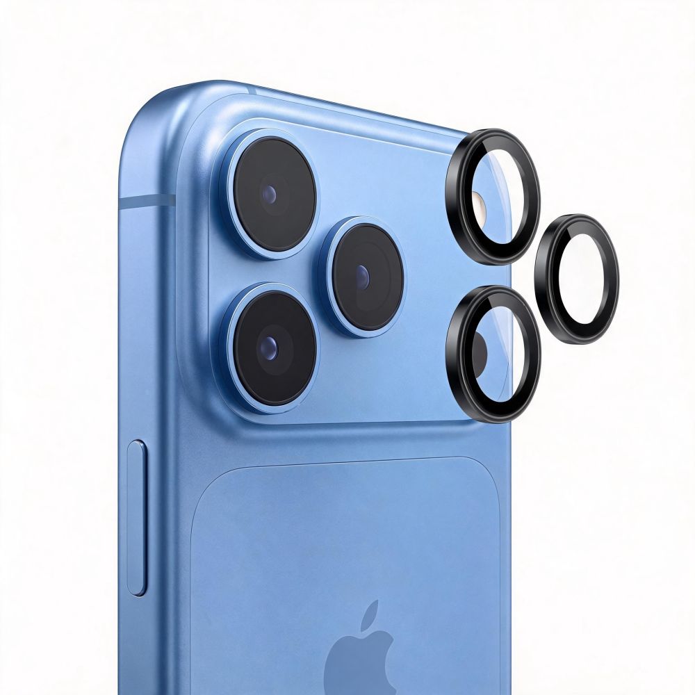 Tech-Protect iPhone 18 Pro/iPhone 18 Pro Max Linsebeskyttelse Cam Fit+ Svart