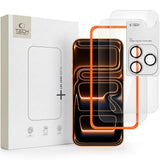 Tech-Protect iPhone 18 Pro Skjermbeskytter & Linsebeskyttelse Easy Set+ 2-pakning