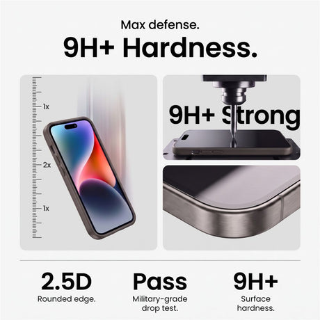 Tech-Protect iPhone 18 Pro Skjermbeskytter & Linsebeskyttelse Easy Set+ 2-pakning