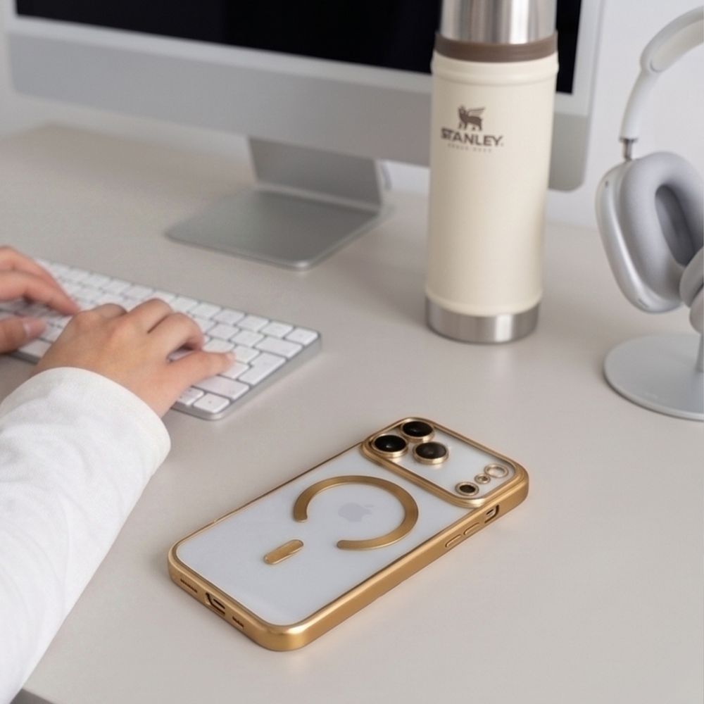 Tech-Protect iPhone 17 Pro/iPhone 18 Pro Deksel MagFlex MagSafe Gull