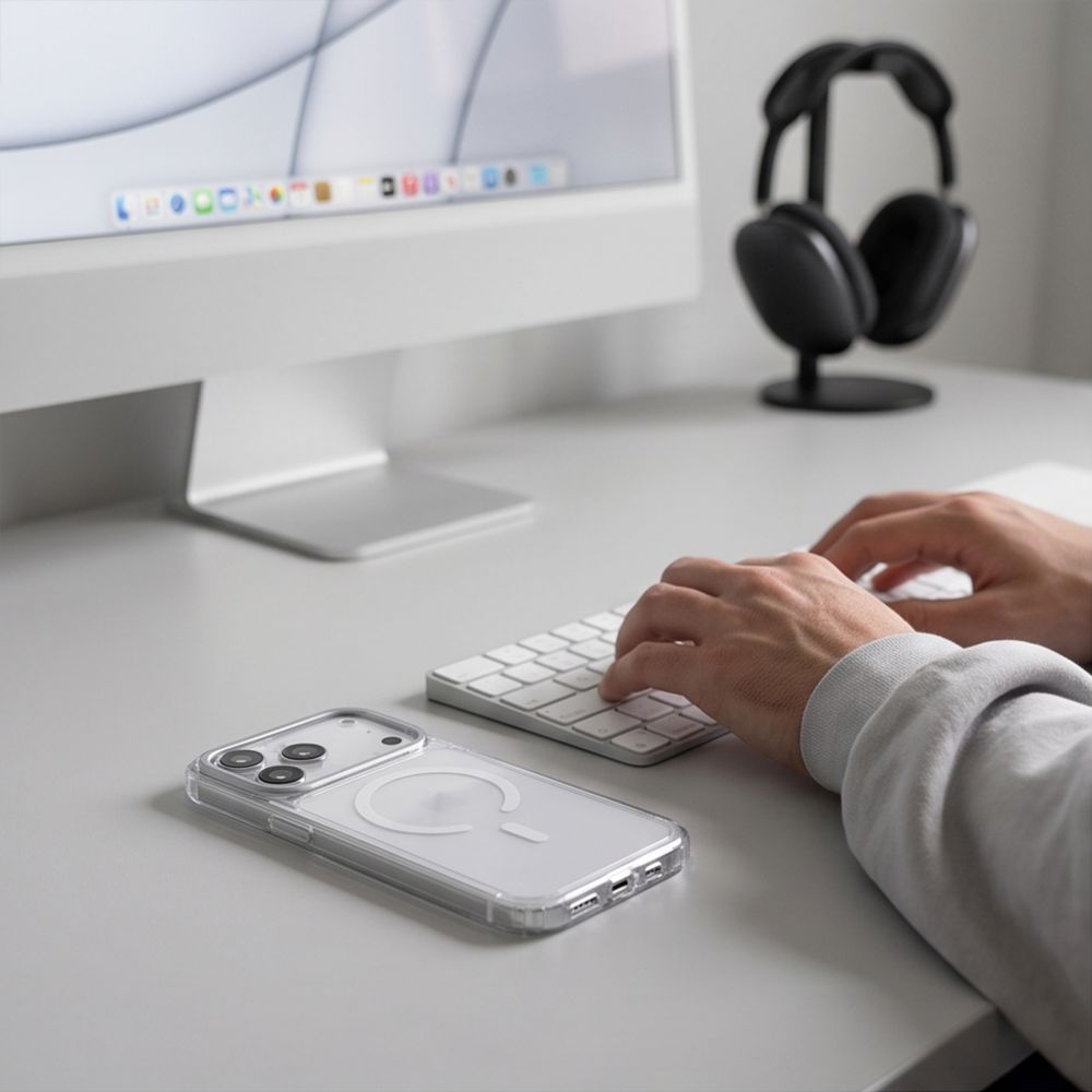 Tech-Protect iPhone 17 Pro/iPhone 18 Pro Deksel MagStand MagSafe Klar
