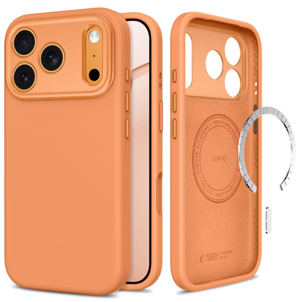 Tech-Protect iPhone 17 Pro/iPhone 18 Pro Deksel Uniq MagSafe Oransje