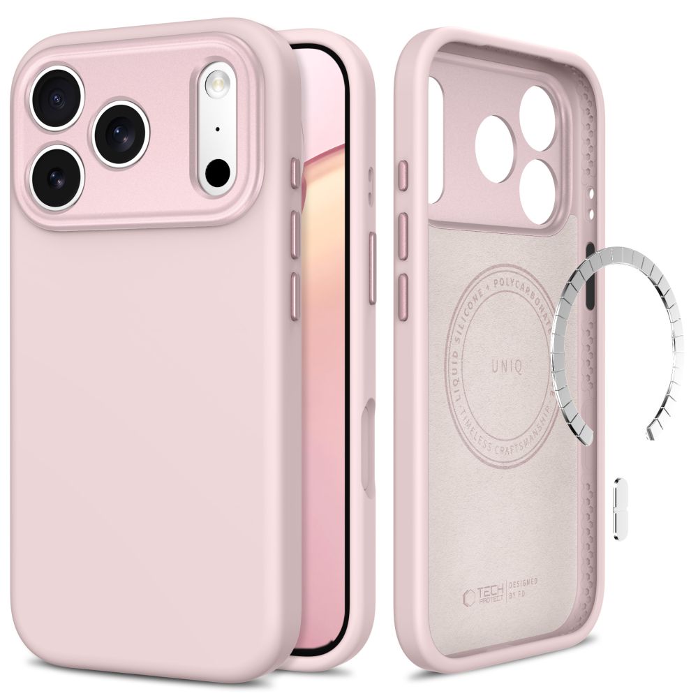 Tech-Protect iPhone 17 Pro/iPhone 18 Pro Deksel Uniq MagSafe Rosa