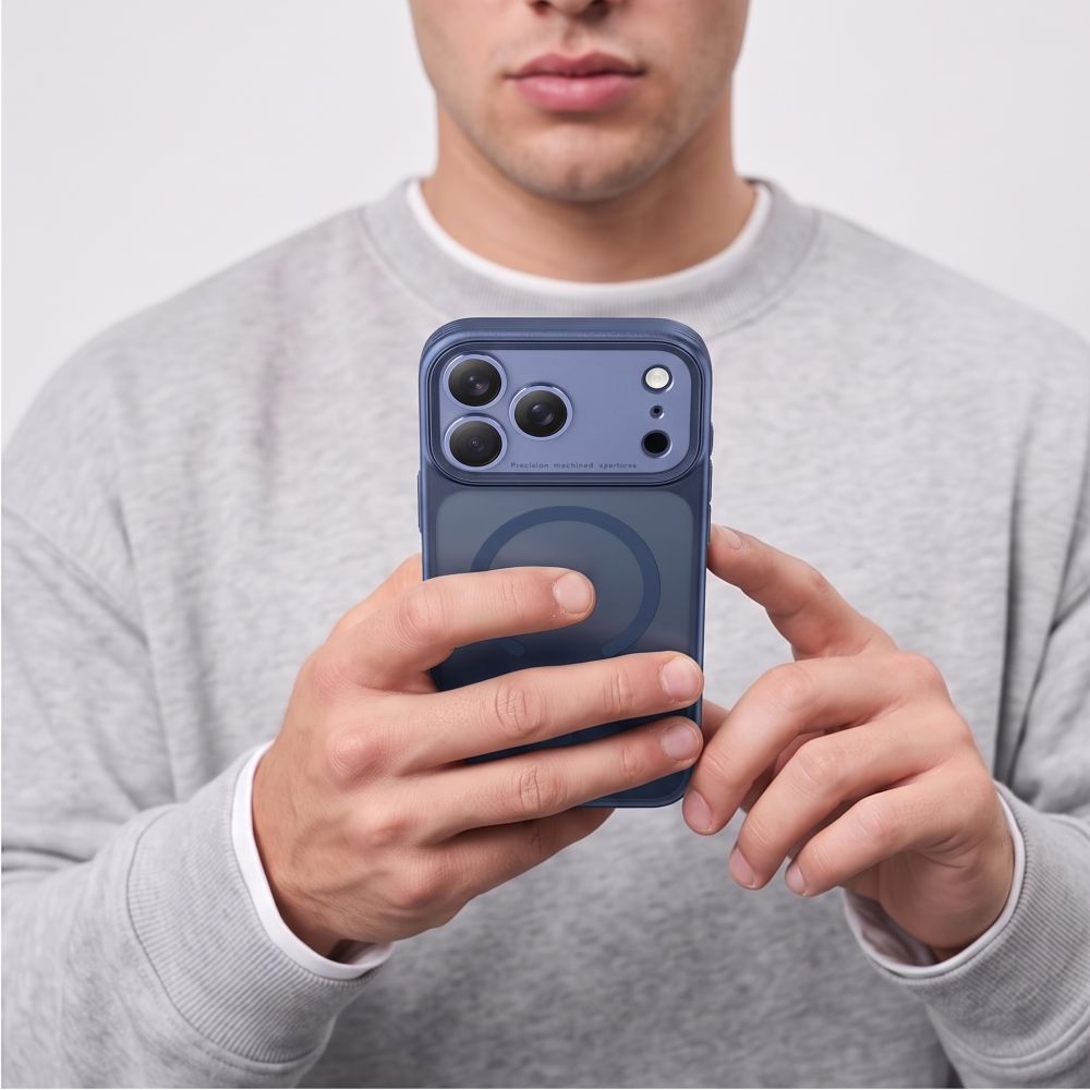 Tech-Protect iPhone 17 Pro/iPhone 18 Pro Deksel MagPrime MagSafe Matt Blå