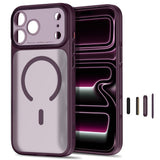 Tech-Protect iPhone 17 Pro Max/iPhone 18 Pro Max Deksel MagPrime MagSafe Matt Burgundy