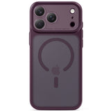 Tech-Protect iPhone 17 Pro Max/iPhone 18 Pro Max Deksel MagPrime MagSafe Matt Burgundy