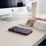 Tech-Protect iPhone 17 Pro Max/iPhone 18 Pro Max Deksel MagPrime MagSafe Matt Burgundy