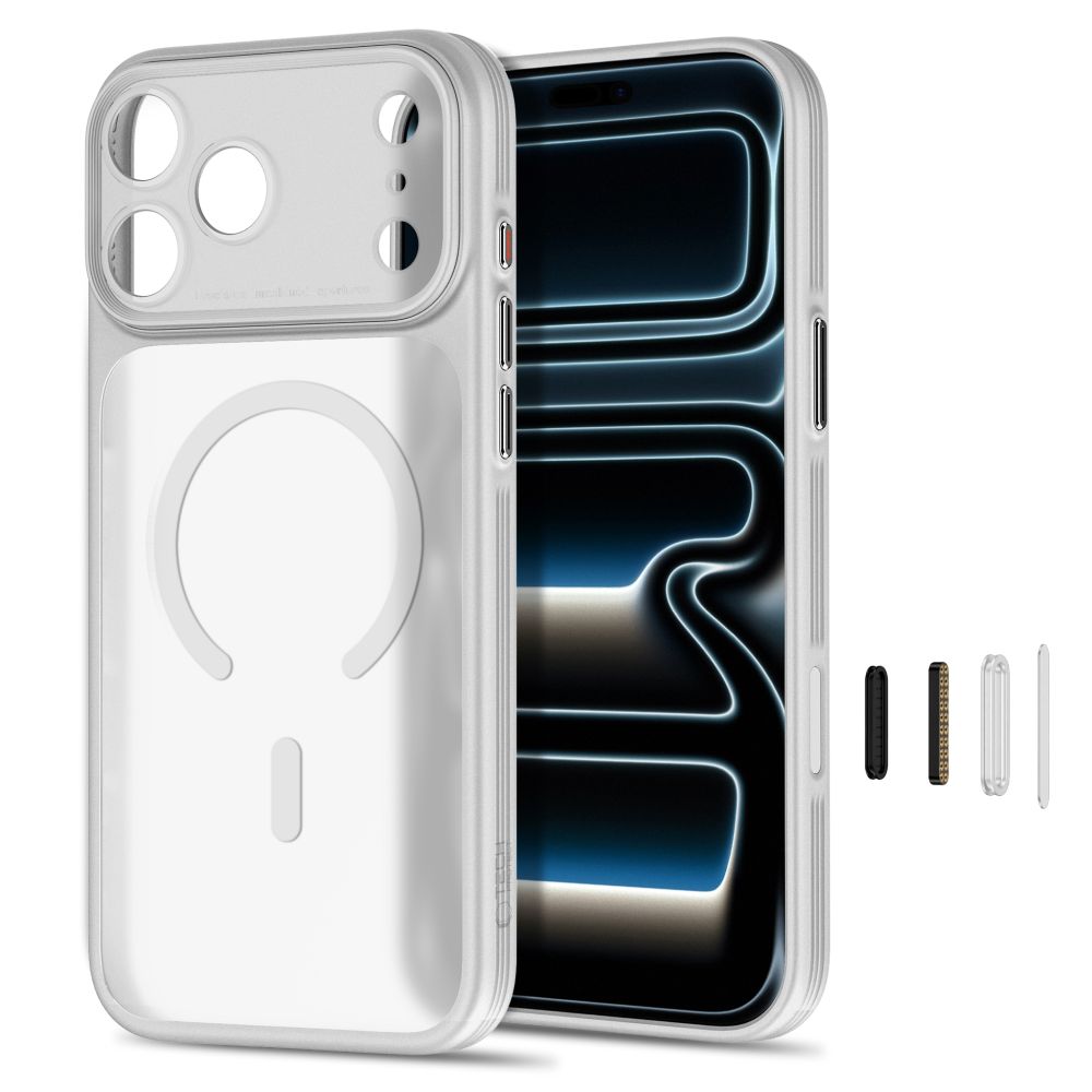 Tech-Protect iPhone 17 Pro Max/iPhone 18 Pro Max Deksel MagPrime MagSafe Matt Grå