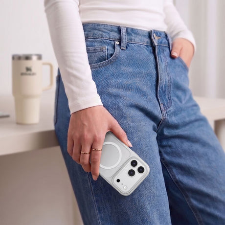 Tech-Protect iPhone 17 Pro Max/iPhone 18 Pro Max Deksel MagPrime MagSafe Matt Grå