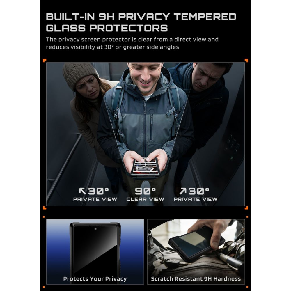 Supcase Samsung Galaxy Z Fold 8 Deksel UB Grip MagSafe Svart