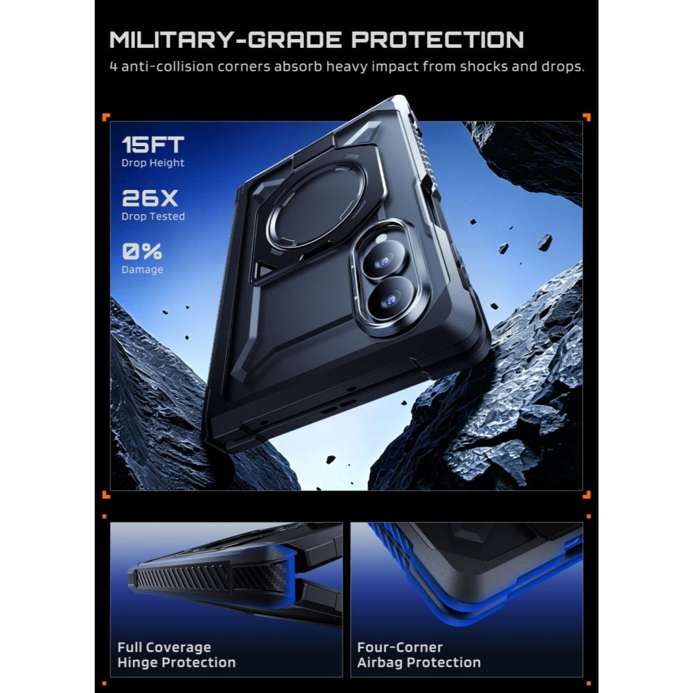 Supcase Samsung Galaxy Z Fold 8 Deksel UB Grip MagSafe Svart