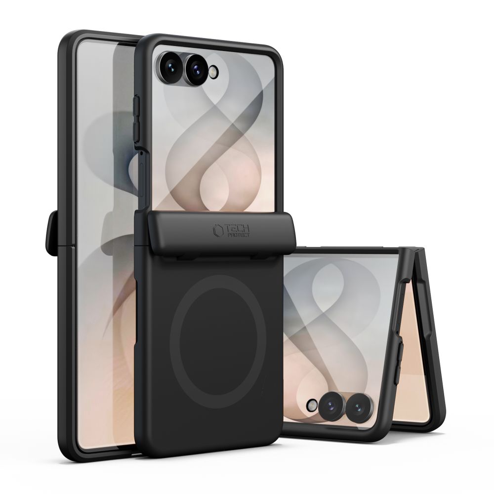 Tech-Protect Samsung Galaxy Z Flip 8 Deksel Aura MagSafe Svart