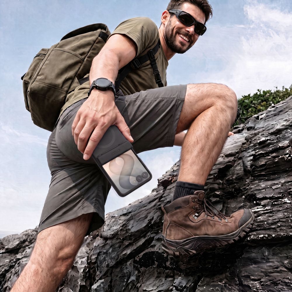 Tech-Protect Samsung Galaxy Z Flip 8 Deksel Aura MagSafe Svart