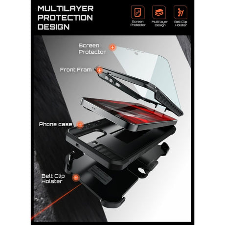 Supcase Samsung Galaxy S26 FE Deksel Unicorn Beetle Pro Svart