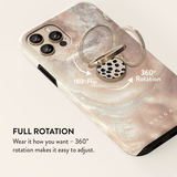 Burga Holder Telefon Ring Almond Latte